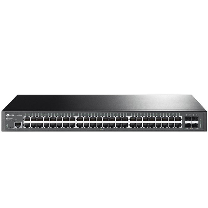 TP-Link Omada TL-SG3452X Switch Gestionado L2+ con 48 Puertos Gigabit y 4 Ranuras SFP+ 10G TP-Link Omada TL-SG3452X Switch Gestionado L2+ con 48 Puertos Gigabit y 4 Ranuras SFP+ 10G
